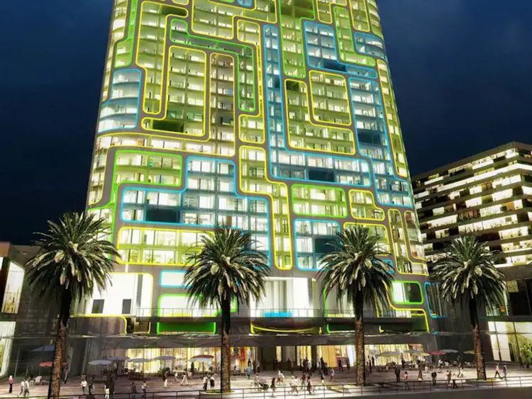 تصميم مبنى الأيباد في دبي